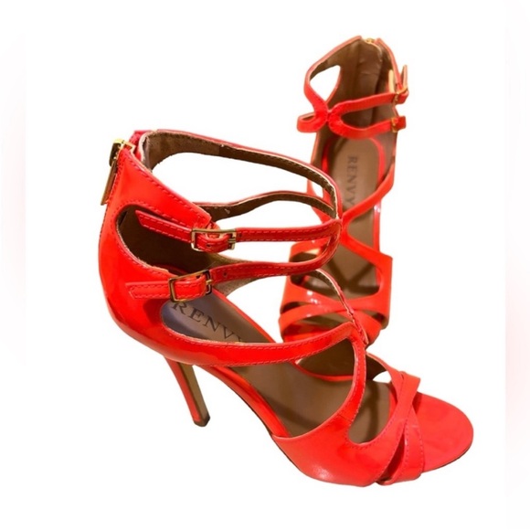 RENVY Neon Coral Sandals - Picture 9 of 14